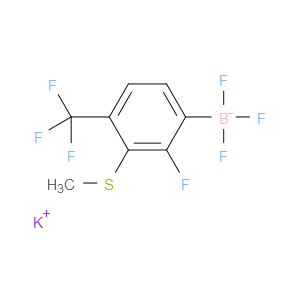 potassium trifluoro(2-fluoro-3-(methylthio)-4-(trifluoromethyl)phenyl)borate