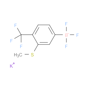 potassium trifluoro(3-(methylthio)-4-(trifluoromethyl)phenyl)borate