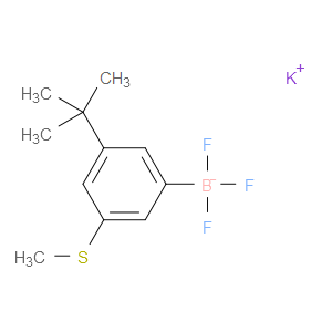 potassium (3-(tert-butyl)-5-(methylthio)phenyl)trifluoroborate