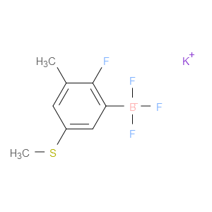 potassium trifluoro(2-fluoro-3-methyl-5-(methylthio)phenyl)borate