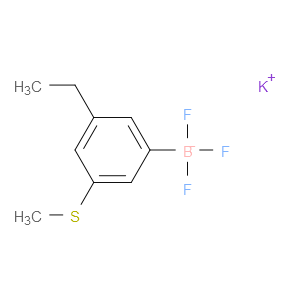 potassium (3-ethyl-5-(methylthio)phenyl)trifluoroborate