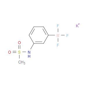 POTASSIUM (3-METHANESULFONYLAMINOPHENYL)TRIFLUOROBORATE