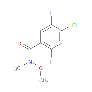 4-chloro-2,5-difluoro-N-methoxy-N-methylbenzamide