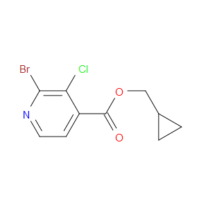cyclopropylmethyl 2-bromo-3-chloroisonicotinate
