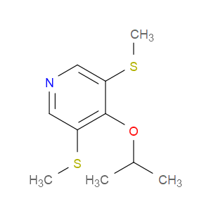 4-isopropoxy-3,5-bis(methylthio)pyridine
