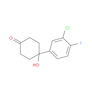 4-(3-chloro-4-fluorophenyl)-4-hydroxycyclohexanone