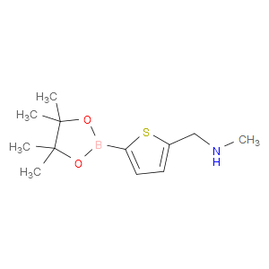 N-methyl-1-(5-(4,4,5,5-tetramethyl-1,3,2-dioxaborolan-2-yl)thiophen-2-yl)methanamine