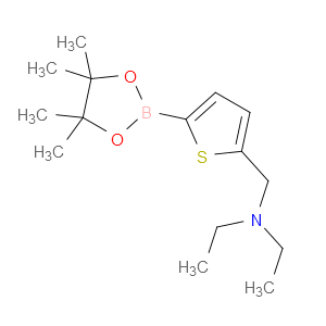 N-ethyl-N-((5-(4,4,5,5-tetramethyl-1,3,2-dioxaborolan-2-yl)thiophen-2-yl)methyl)ethanamine