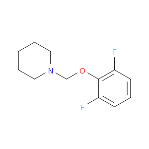 1-((2,6-difluorophenoxy)methyl)piperidine