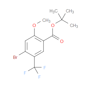 tert-butyl 4-bromo-2-methoxy-5-(trifluoromethyl)benzoate