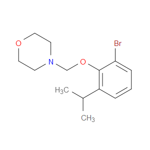 4-((2-bromo-6-isopropylphenoxy)methyl)morpholine