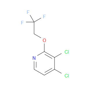 3,4-dichloro-2-(2,2,2-trifluoroethoxy)pyridine