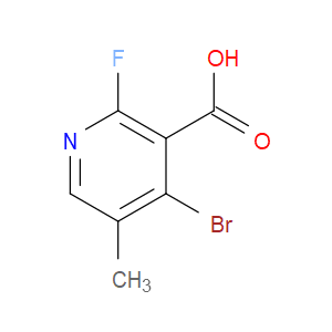 4-bromo-2-fluoro-5-methylnicotinic acid