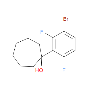 1-(3-bromo-2,6-difluorophenyl)cycloheptanol