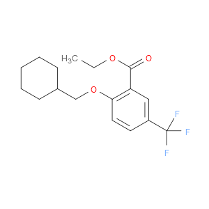 ethyl 2-(cyclohexylmethoxy)-5-(trifluoromethyl)benzoate