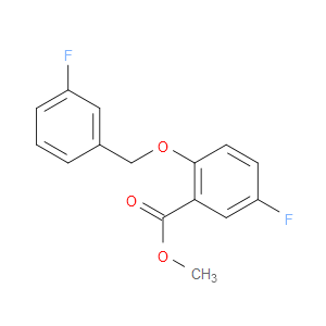 methyl 5-fluoro-2-((3-fluorobenzyl)oxy)benzoate