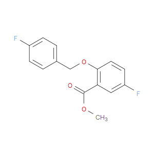 methyl 5-fluoro-2-((4-fluorobenzyl)oxy)benzoate