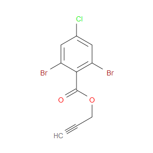prop-2-yn-1-yl 2,6-dibromo-4-chlorobenzoate