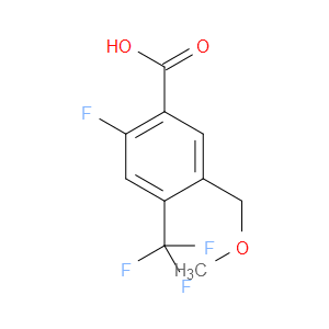 2-fluoro-5-(methoxymethyl)-4-(trifluoromethyl)benzoic acid