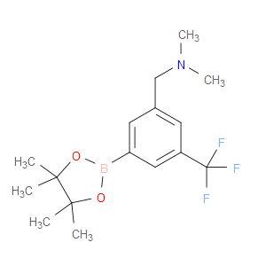 N,N-dimethyl-1-(3-(4,4,5,5-tetramethyl-1,3,2-dioxaborolan-2-yl)-5-(trifluoromethyl)phenyl)methanamine