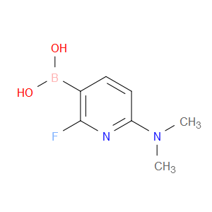 6-Dimethylamino-2-fluoropyridine-3-boronic acid