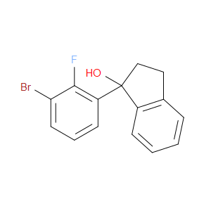 1-(3-bromo-2-fluorophenyl)-2,3-dihydro-1H-inden-1-ol