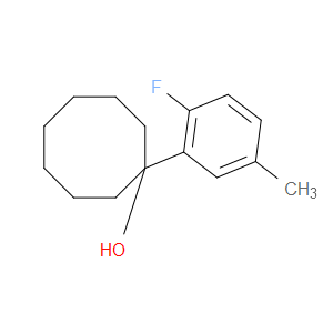 1-(2-fluoro-5-methylphenyl)cyclooctanol