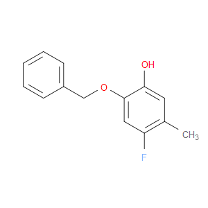 2-(benzyloxy)-4-fluoro-5-methylphenol