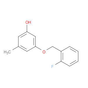 3-((2-fluorobenzyl)oxy)-5-methylphenol