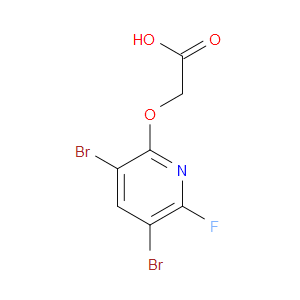 2-((3,5-Dibromo-6-fluoropyridin-2-yl)oxy)acetic acid