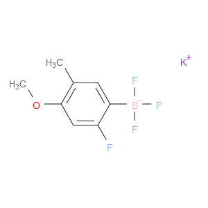 potassium trifluoro(2-fluoro-4-methoxy-5-methylphenyl)borate