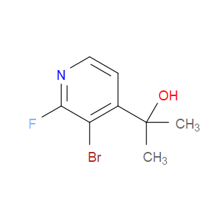2-(3-Bromo-2-fluoropyridin-4-yl)propan-2-ol