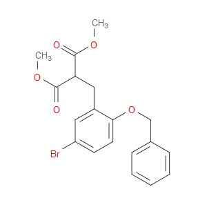 Dimethyl 2-(2-(benzyloxy)-5-bromobenzyl)malonate