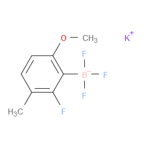potassium trifluoro(2-fluoro-6-methoxy-3-methylphenyl)borate