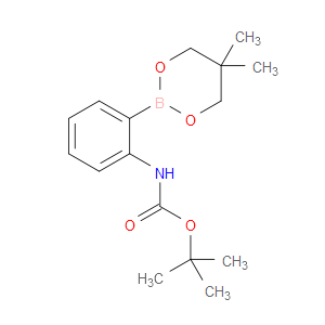 tert-butyl (2-(5,5-dimethyl-1,3,2-dioxaborinan-2-yl)phenyl)carbamate