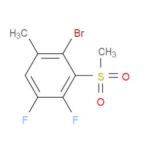 2-bromo-4,5-difluoro-1-methyl-3-(methylsulfonyl)benzene