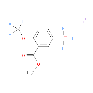potassium trifluoro(3-(methoxycarbonyl)-4-(trifluoromethoxy)phenyl)borate
