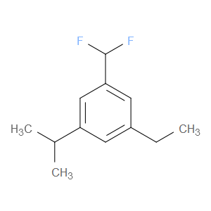 1-(difluoromethyl)-3-ethyl-5-isopropylbenzene