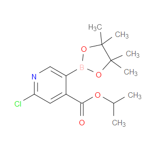 isopropyl 2-chloro-5-(4,4,5,5-tetramethyl-1,3,2-dioxaborolan-2-yl)isonicotinate