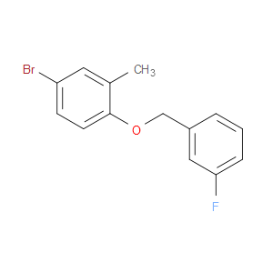 4-bromo-1-((3-fluorobenzyl)oxy)-2-methylbenzene