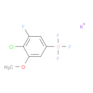 potassium (4-chloro-3-fluoro-5-methoxyphenyl)trifluoroborate