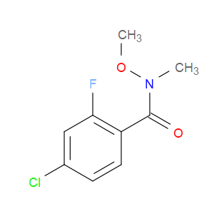 4-chloro-2-fluoro-N-methoxy-N-methylbenzamide