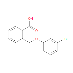 2-((3-chlorophenoxy)methyl)benzoic acid