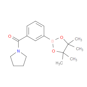 Pyrrolidin-1-yl(3-(4,4,5,5-tetramethyl-1,3,2-dioxaborolan-2-yl)phenyl)methanone