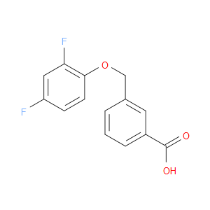 3-((2,4-difluorophenoxy)methyl)benzoic acid