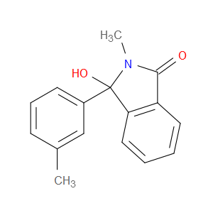 3-hydroxy-2-methyl-3-(m-tolyl)isoindolin-1-one