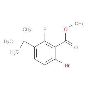 methyl 6-bromo-3-(tert-butyl)-2-fluorobenzoate