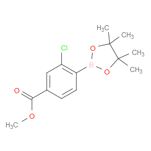 methyl 3-chloro-4-(4,4,5,5-tetramethyl-1,3,2-dioxaborolan-2-yl)benzoate