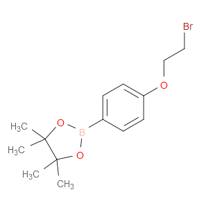 2-(4-(2-Bromoethoxy)phenyl)-4,4,5,5-tetramethyl-1,3,2-dioxaborolane