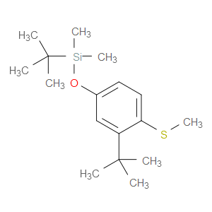 tert-butyl(3-(tert-butyl)-4-(methylthio)phenoxy)dimethylsilane